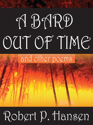 cover image of A Bard Out of Time and Other Poems